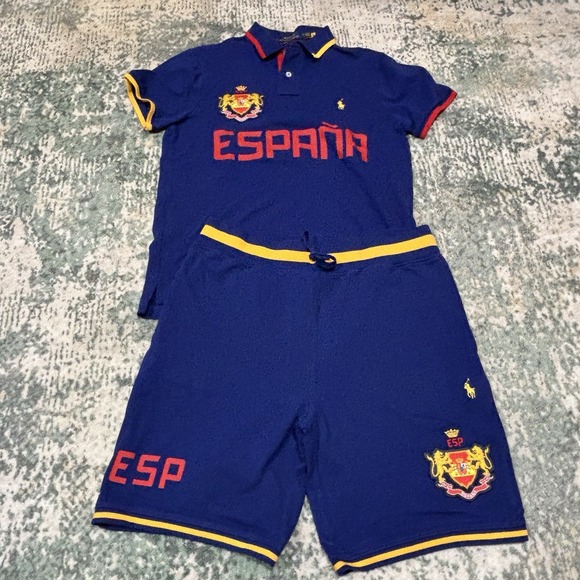Ralph Lauren Other - Rare Polo Ralph Lauren España (Spain) Matching Two-Piece Set Slim Fit Medium